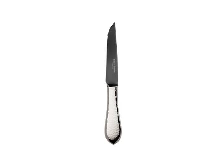 Robbe & Berking Martelé Steakmesser Frozen Black (150 g massiv versilbert)