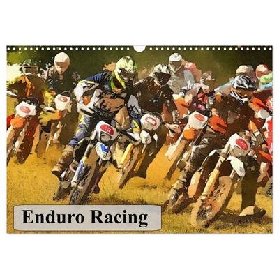 Enduro Racing (Wall Calendar 2026 DIN A3 landscape), CALVENDO 12 Month Wall Calendar