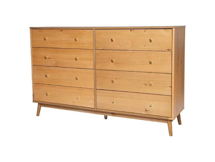 Sideboard Panjun 160 x 99 x 40cm Braun/Eiche