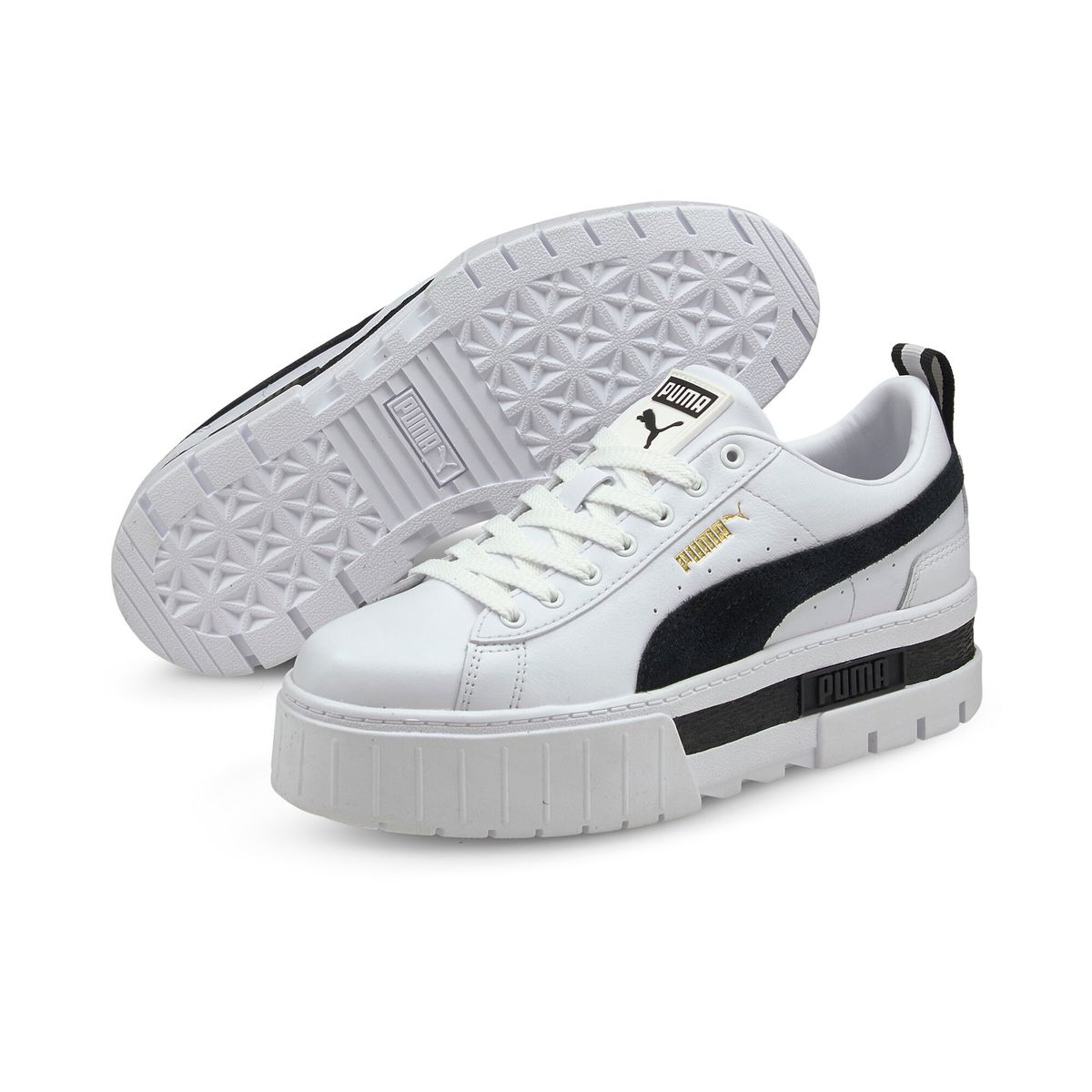 Puma Mayze Lth Wns puma white-puma black (01) 3.5 381983-01-3.5