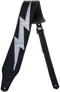 Jodi Head Guitar Straps Big Bolt Black Silver noir