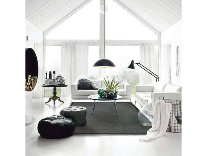 Tapis aspect velours extra-doux gris 160x230