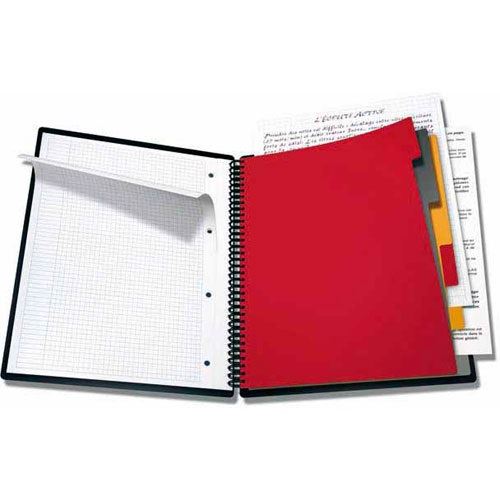 Oxford Organsierbook A4+ GRAU 100102777 80Blatt 80gr kariert 5mm