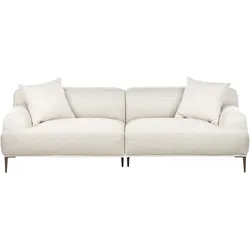 3-SITZER-SOFA Stoff Hellbeige Matila