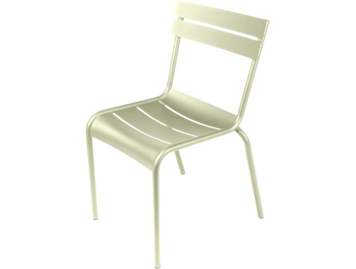 Gartenstuhl, Stahl, Lindgrün, 49×57×88 cm, Stapelbar, Modern, Fermob