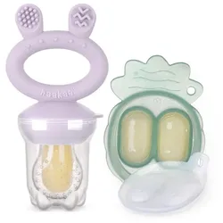 Freeze-N-Feed Fruchtsauger und Eiswürfelform Mini Set - Lavendel