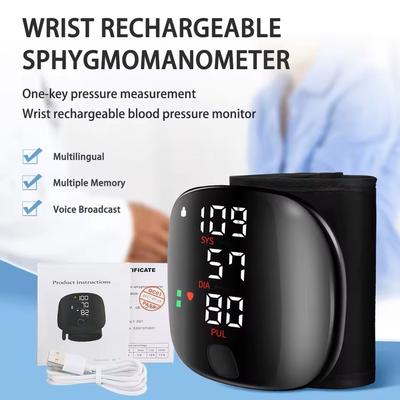 RechargePro Automatic Voice Enabled Wrist Blood Pressure & Heart Rate Monitor RechargePro Automatic Voice Enabled Wrist Blood Pressure & Heart Rate Monitor