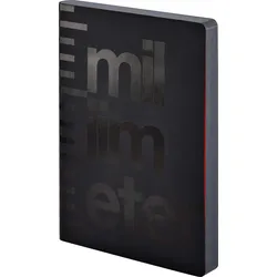 Graphic Millimeter Notizbuch L 256 Seiten mit Millimeterraster 120 g/m2