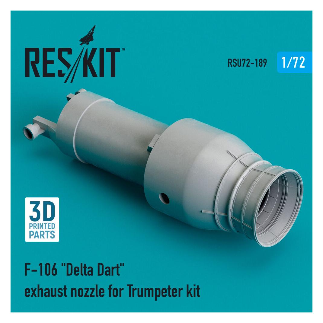 ResKit F-106 Delta Dart exhaust nozzle for Trumpeter kit (3D Printed) (RSU72-0189)