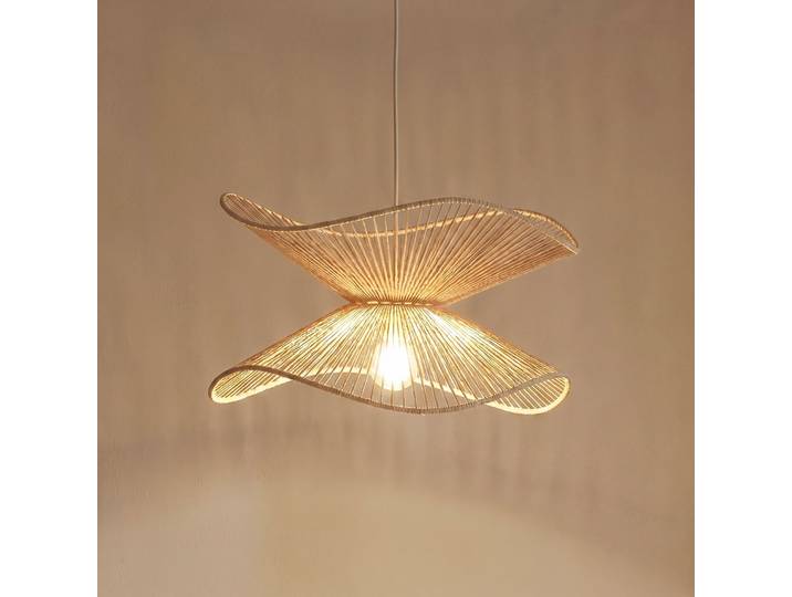 Valdorin Suspension Beige - Lindby - Chambre à coucher - Moderne - Papier / carton - À ampoule unique