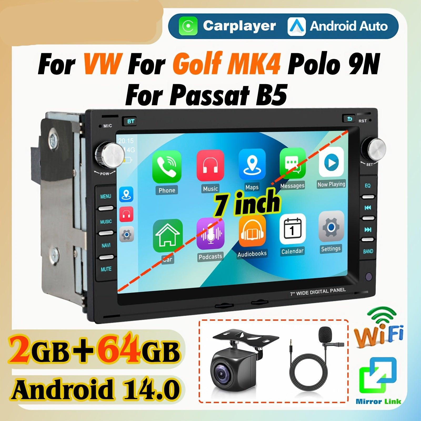 Selius Android autoradio - Car Stereo - Inbouw radio - Multimedia speler - Navigatiesysteem