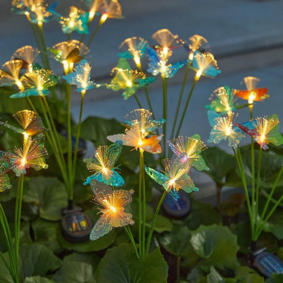 Youfap Market Waterproof Rechargeable Solar Powered Butterfly Fiber Optic Light, Outdoor Garden Decor For Lawn, Yard, And Landscape Waterproof Rechargeable Solar Powered Butterfly Fiber Optic Light, Outdoor Garden Decor For Lawn, Yard, And Landscape