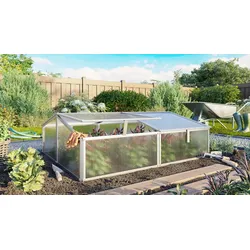 Vitavia Frühbeet Gaia 2X inkl. 4 Dachfenstern