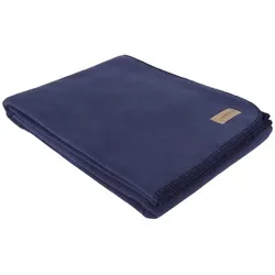 eskimo Edelvelours Decke 220x240 cm | marine - blau