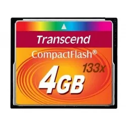 TRANSCEND CompactFlash Card 133x 4GB