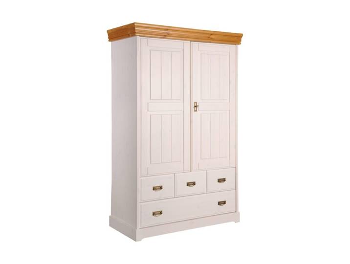 Trendstore Gaius Kleiderschrank aus Kiefer mit 2 Türen und 4 Sc