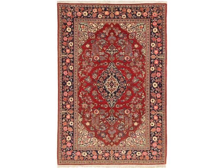 Keshan Antik Teppich 134x206 Handgeknüpft Orientteppich Perserteppich
