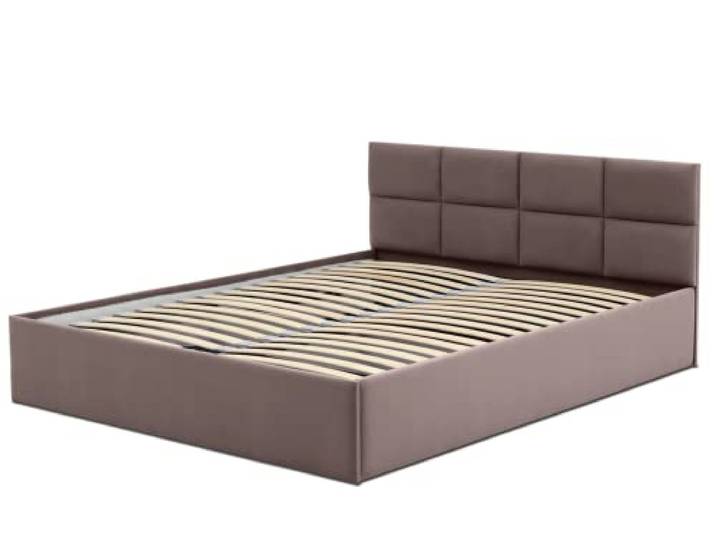 Polsterbett Monos 180x200 mit Bettkasten! Doppelbett mit Lattenrost! Best Stauraumbett! (Trinity 06)