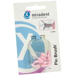 Miradent Interdentalbürsten Pic-Brush Ersatzbürsten xx-fine rosa 12 St