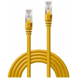 Lindy 15m Cat.6 S/FTP LSZH Kabel, gelb RJ45 Stecker, 250MHz, Kupfer (S/FTP, CAT6, 15 m), Netzwerkkabel