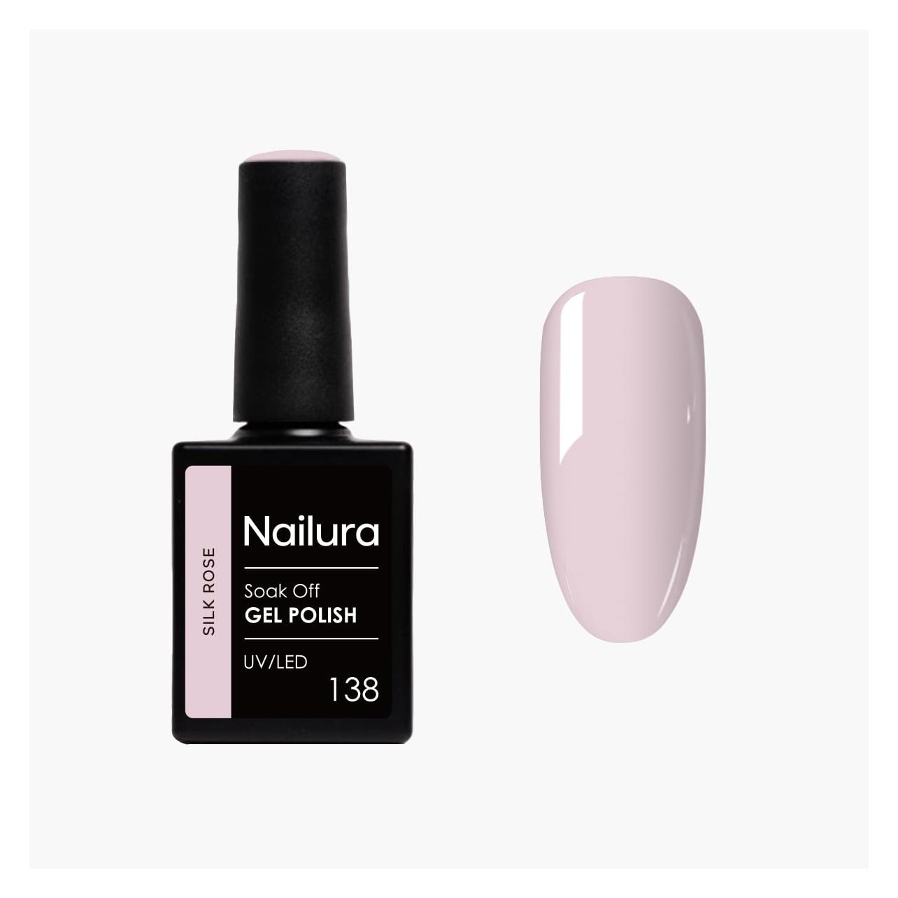 Nailura - Gel Polish 138 - Silk Rose - 10 ml (silk rose) (70157)