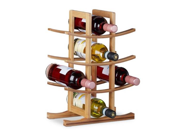 Relaxdays Weinregal für 12 Flaschen