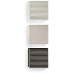 Hängeschrank-Kombination Pixel 03 Lack Weiß / Grau
