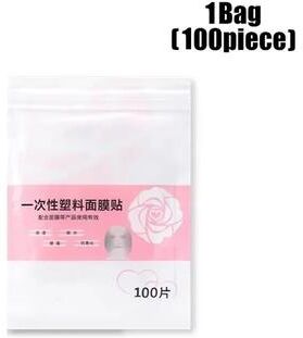 Uplift Picks Disposable Transparent Facial Mask Wrap For Spa Skin Care 100 Pcs (1 Bag)