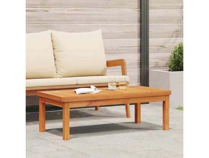 Table basse - - Bois d'acacia massif - 100x50x33 cm - Brun