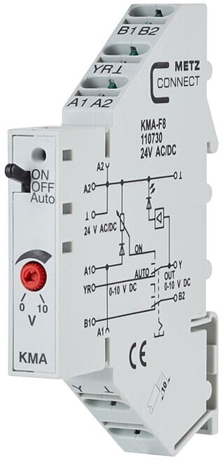 BTR NETCOM Capteur de valeur analogique KMA-F8 110730 ; Metz Connect (110730)