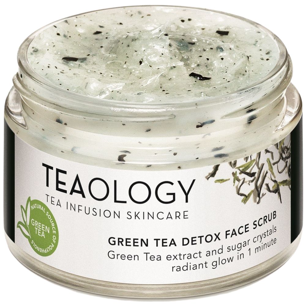Teaology Green Tea Detox Face Scrub Radiant Glow in 1 Minute 50mL