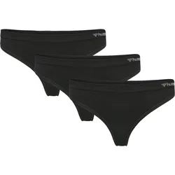 HUMMEL hmlJUNO 3 PACK SEAMLESS THONG black XS