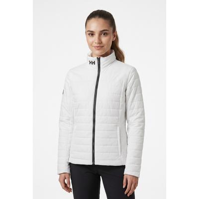 Steppjacke HELLY HANSEN "W CREW INSULATOR JACKET 2.0", Damen, Gr. M, weiß, Obermaterial: 100% Polyester, Jacken Steppjacke, mit leichtem Gewicht, bluesign Produkt