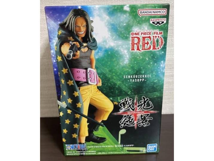 Banpresto Yasopp One Piece Film Red actiefiguur, Senkozekkei, 12 cm, BP88508, meerkleurig