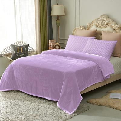 JML Thicken Reversible Solid Mink Fleece Blanket Fuzzy Cozy Bed Blanket for Couch Camping