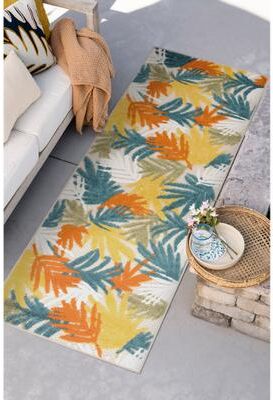 Alise Rugs Origin Coastal Floral Indoor/Outdoor Area Rug.
