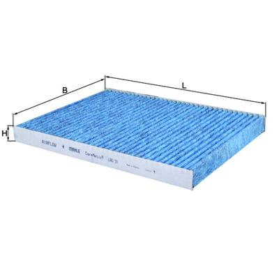 MAHLE Filter, Innenraumluft CareMetix® LAO 31 für CUPRA