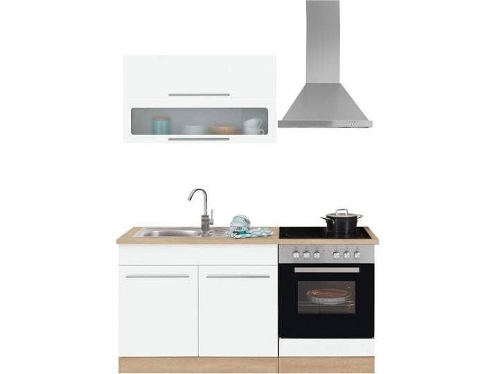 KOCHSTATION Pantryküche KS-Eton, ohne E-Geräte, Breite 160 cm