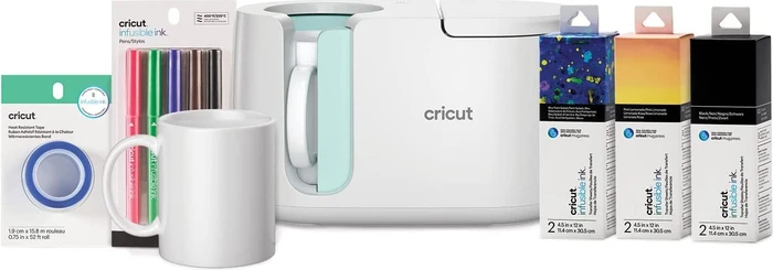 cricutÖ Mug Press Starter Bundle Tassenpressen-Set für Infusible Ink kompatible Tassen