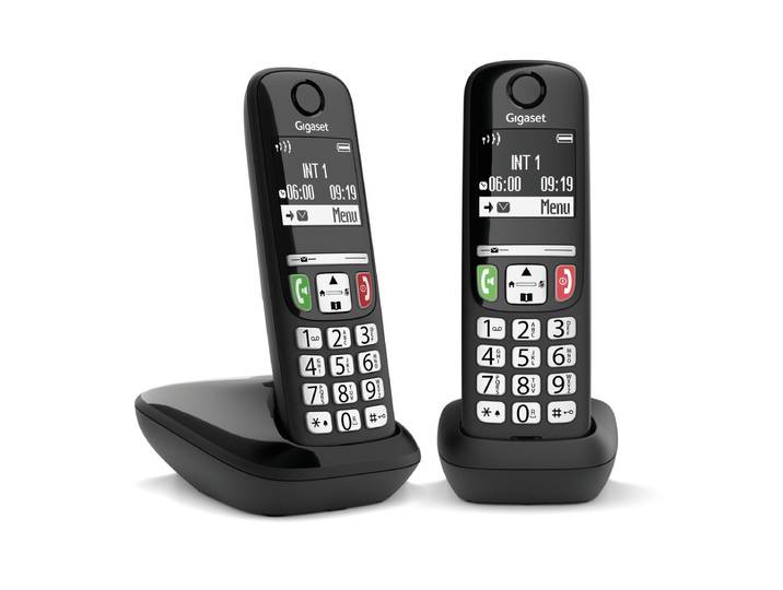 Gigaset A735 Duo Huistelefoon Zwart
