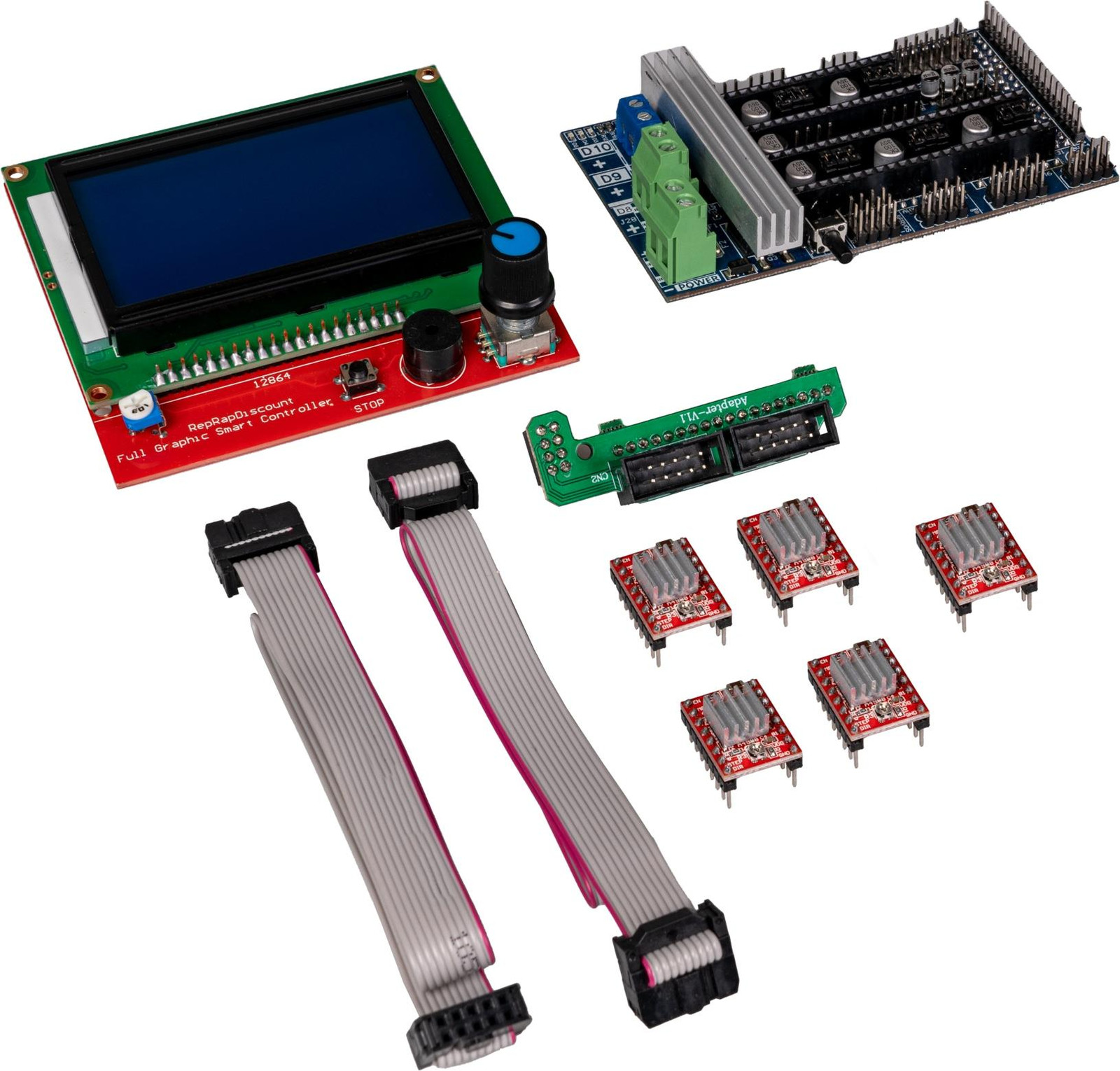 Joy-iT ARD-RAMPS-KIT1.6 Arduino 3D-printer kit, B/D/H: 102 x 68 x 29 mm