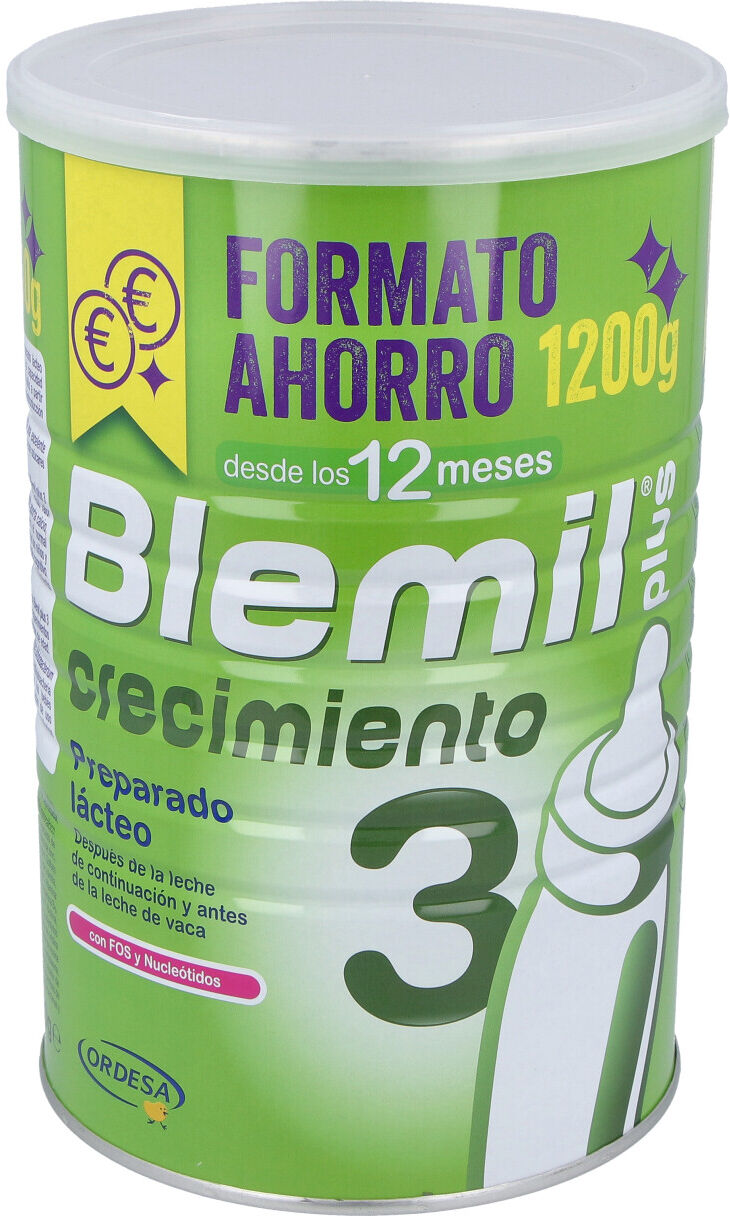 Blemil blemil plus 3 crecimiento formato ahorro 1200gr.