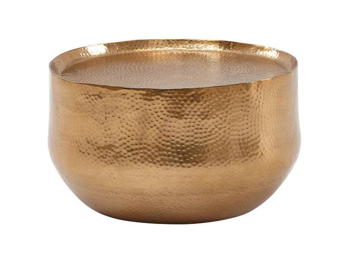 Mid.you Couchtisch, Goldfarben, Metall, rund, 60x35x60 cm, Wohnzimmer, Wohnzimmertische, Couchtische, Couchtische rund