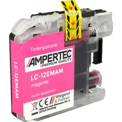 Kompatible Tinte ersetzt Brother LC-12EM  magenta