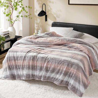 Madison Park Zuri Faux Fur Ultra-Soft Luxury Reversible Blanket