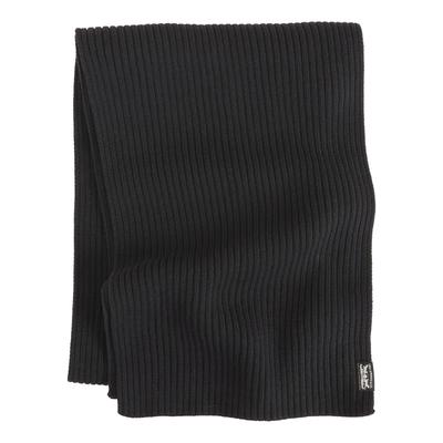 Strickschal LEVI'S "SUNSET SCARF", Damen, schwarz (anthrazit night), Rippstrick, Baumwolle, Modetücher, cosy Rippstrickschal, Baumwolle, One size