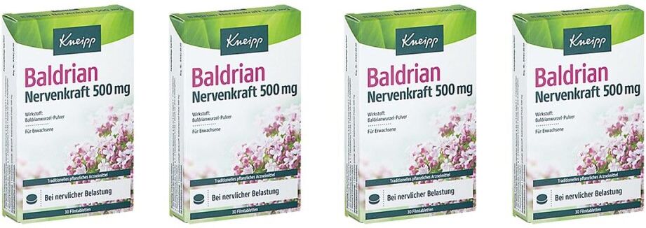 Kneipp Baldrian Nervenkraft 500 mg Filmtabletten 4x30stk