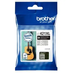 Brother Tintenpatrone LC-421XLBK schwarz für DCP-J1050DW, -J1140DW, MFC-J1010DW