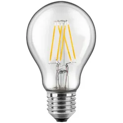 LED Birnenform 7W (60W) E27 810lm WW, Glas (klar)