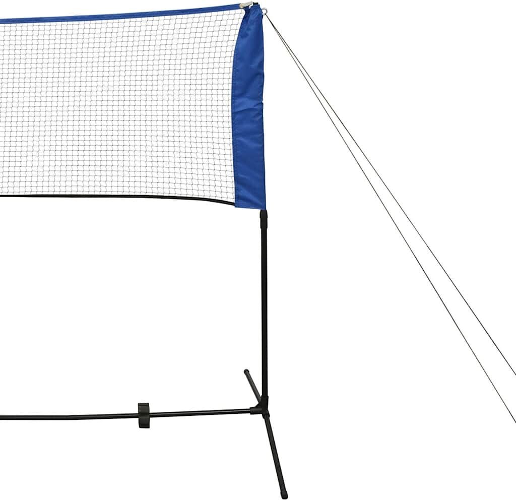 vidaXL Filet de badminton avec volants 600 x 155 cm
